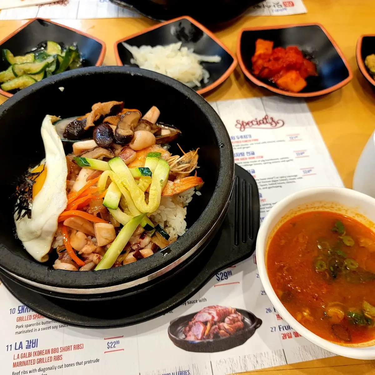 Seafood Stone Pot Bibimbap