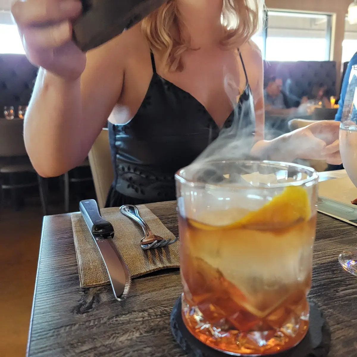 Smoked Old Fashioned