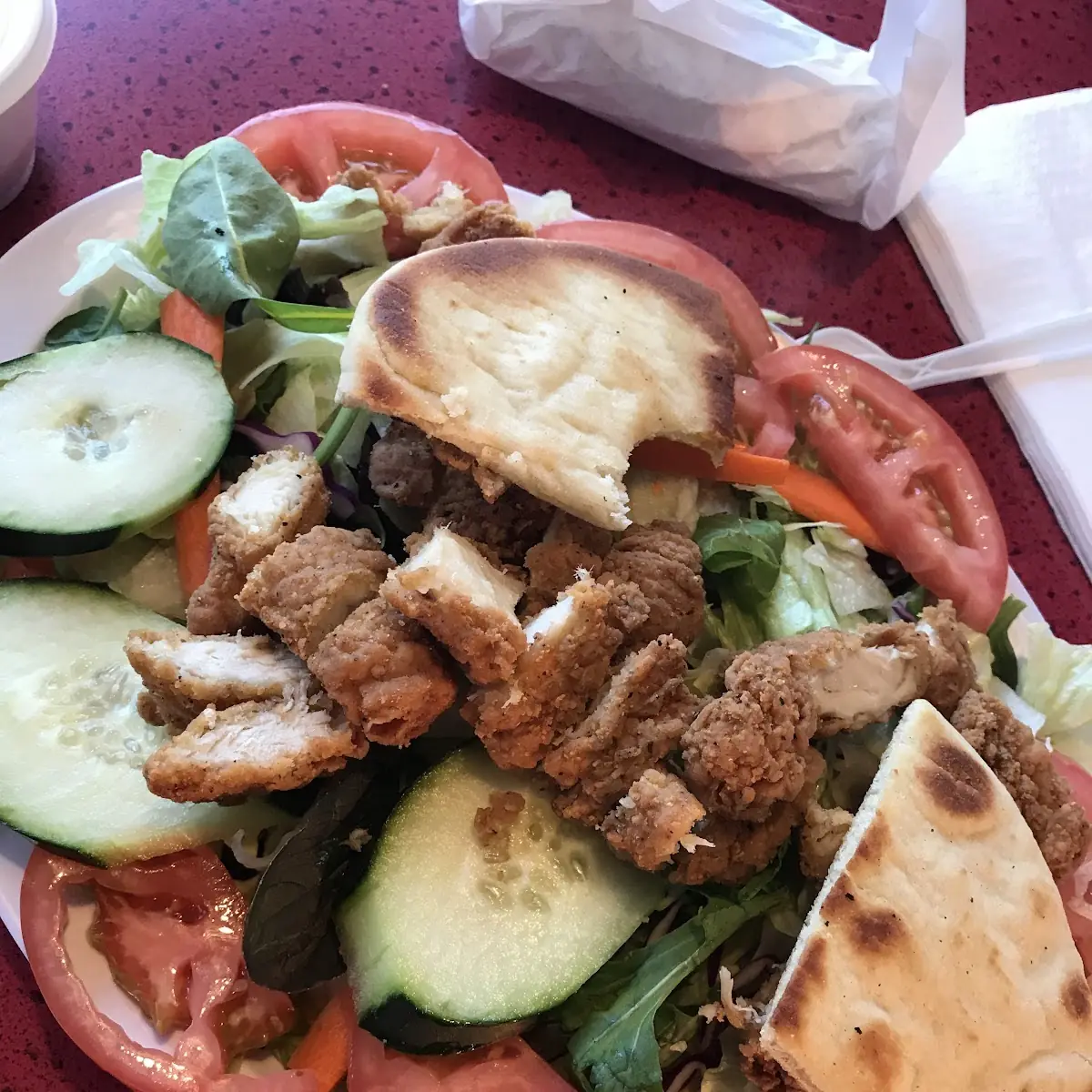 Crispy Chicken Salad