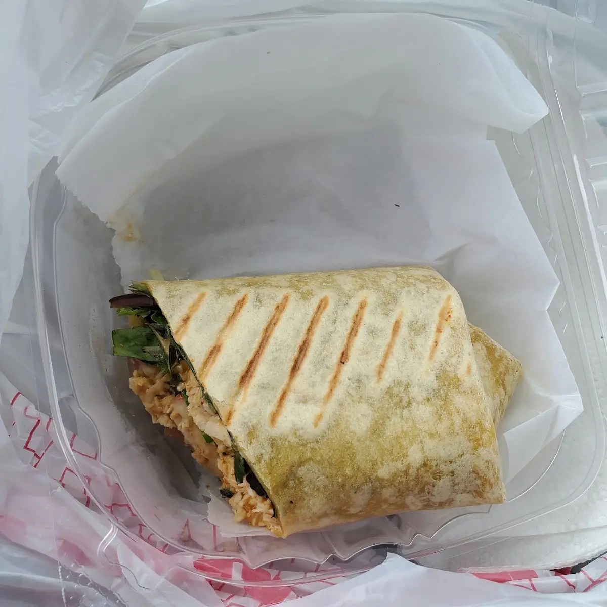 1 2 Spicy Chicken Wrap