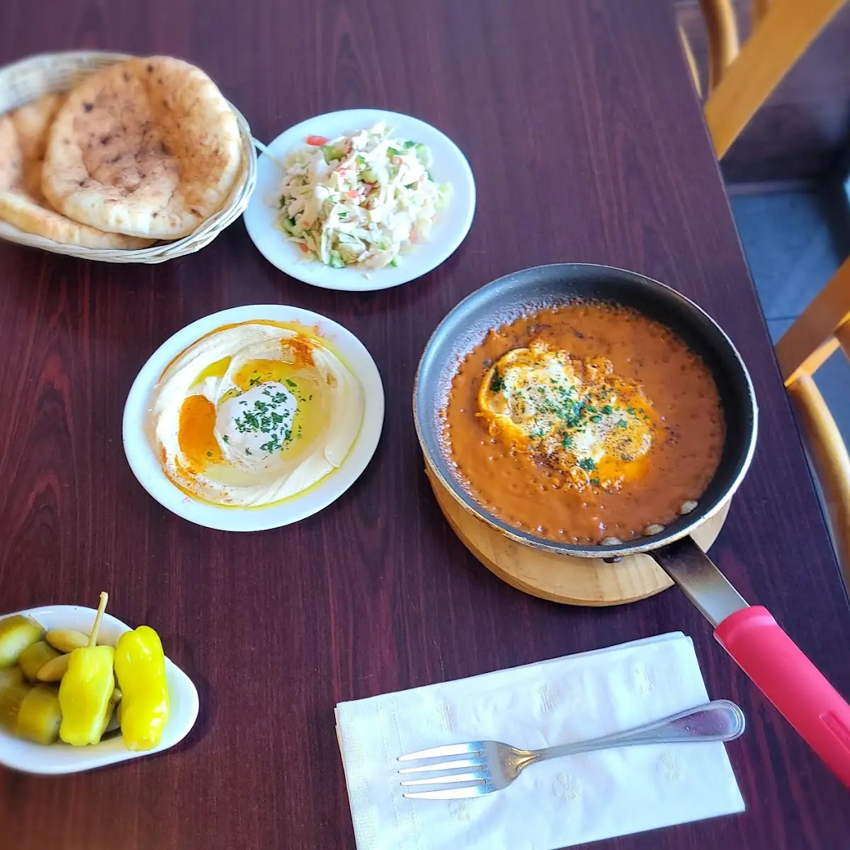 Hummus Shakshuka Plate