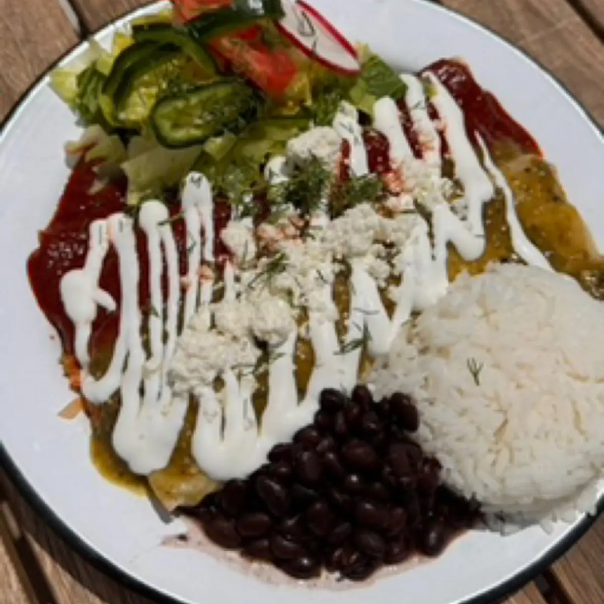 Enchiladas Verdes de Chicken Tinga