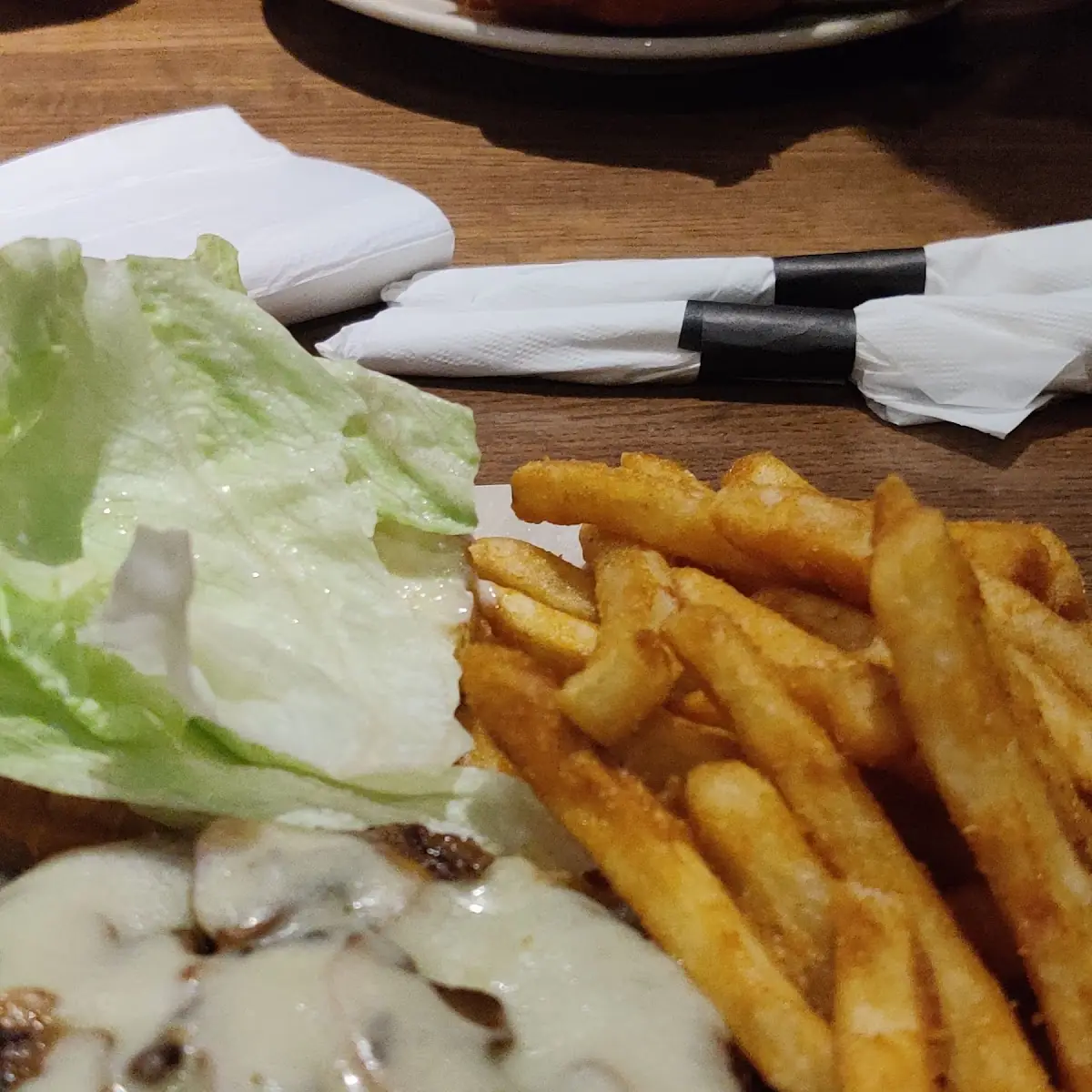 Mushroom Swiss Burger