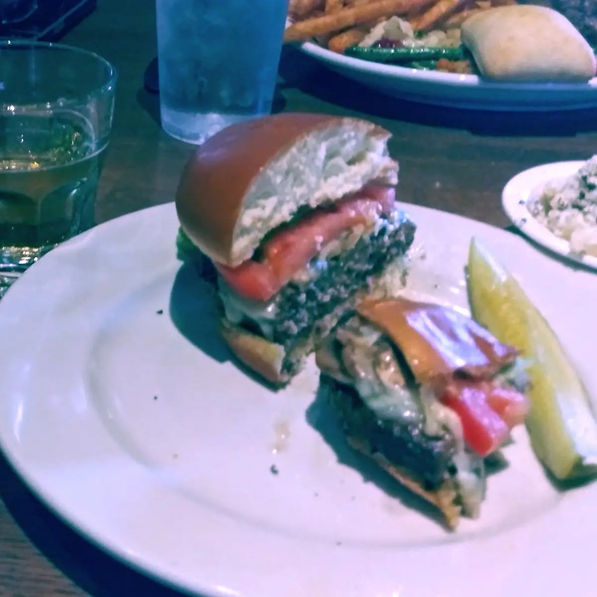 Mushroom Swiss Mushroom Burger