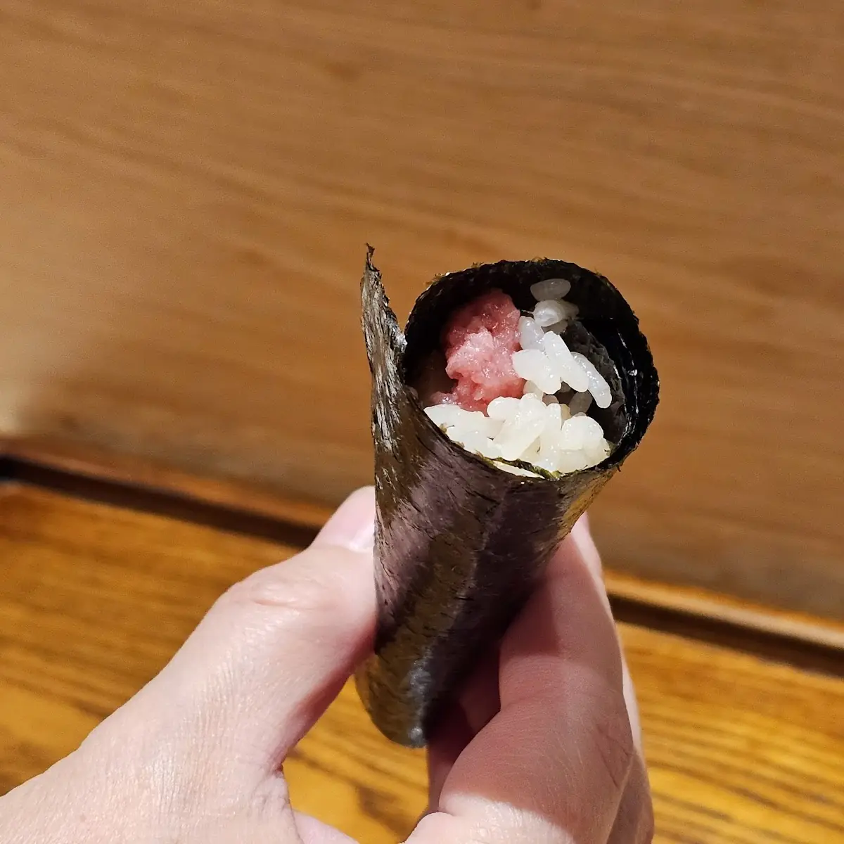 Spicy Tuna Temaki Hand Roll