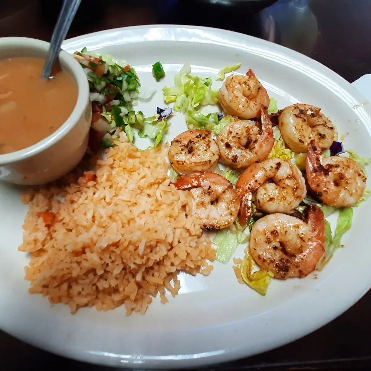 Grilled Shrimp and Rice