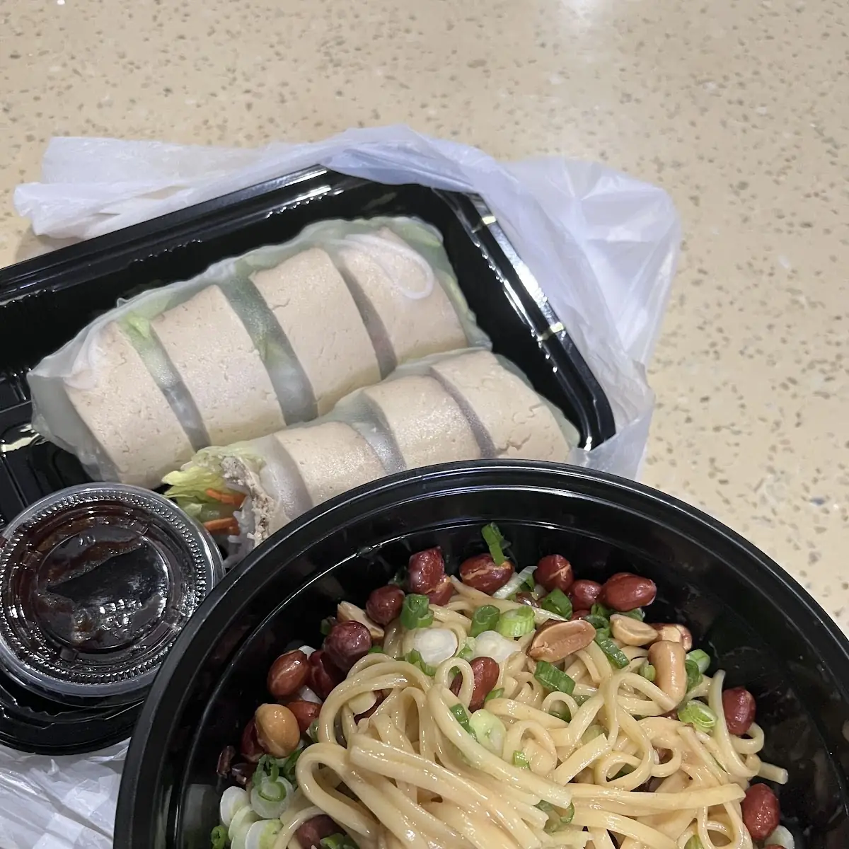 Dan Dan Noodles Summer Rolls