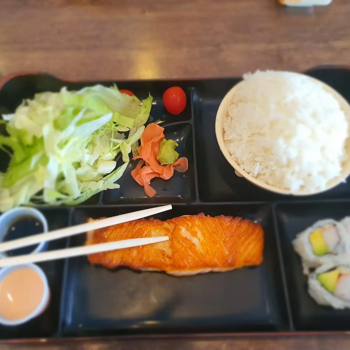 Salmon Bento Box