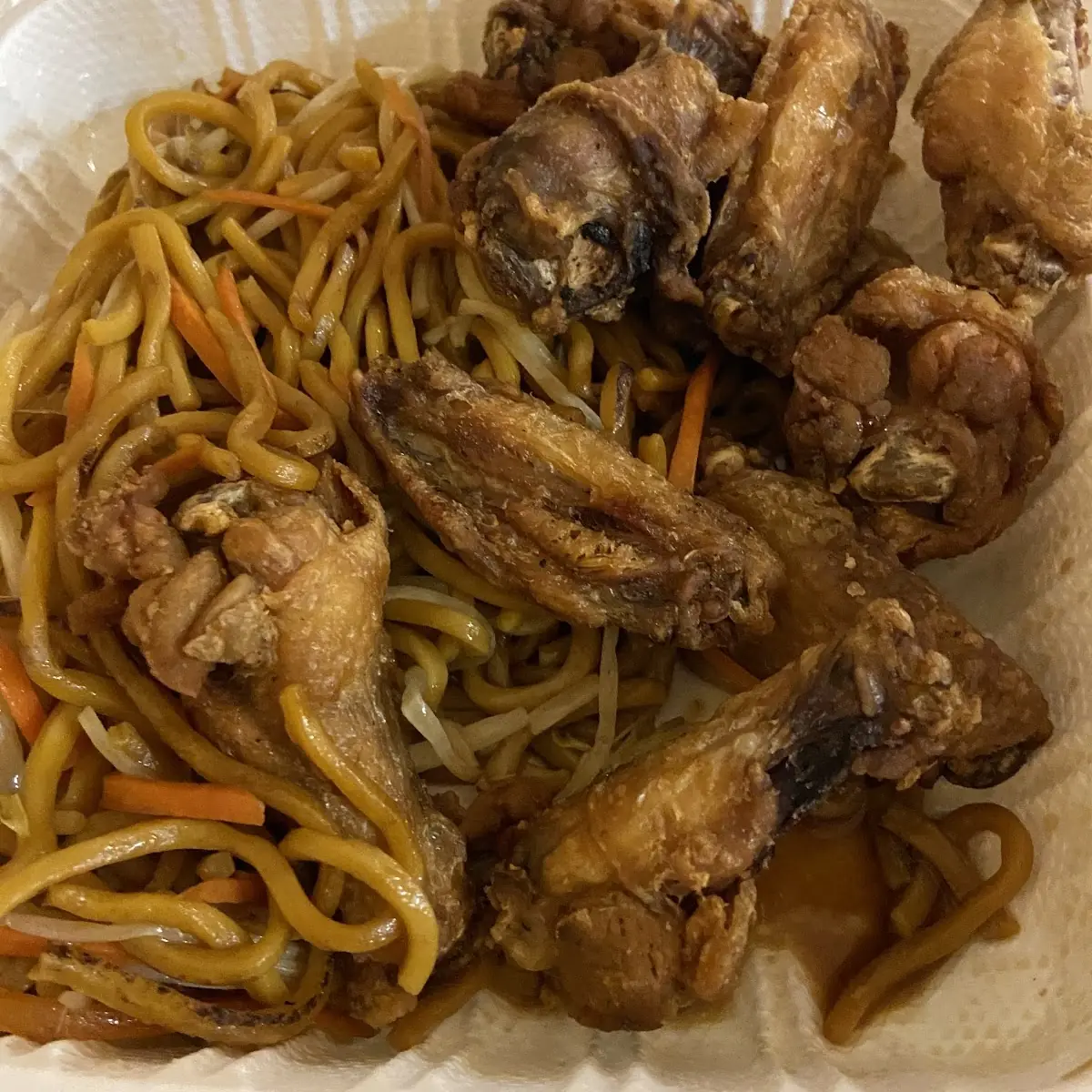 Vegetarian Meat Lo Mein Combo