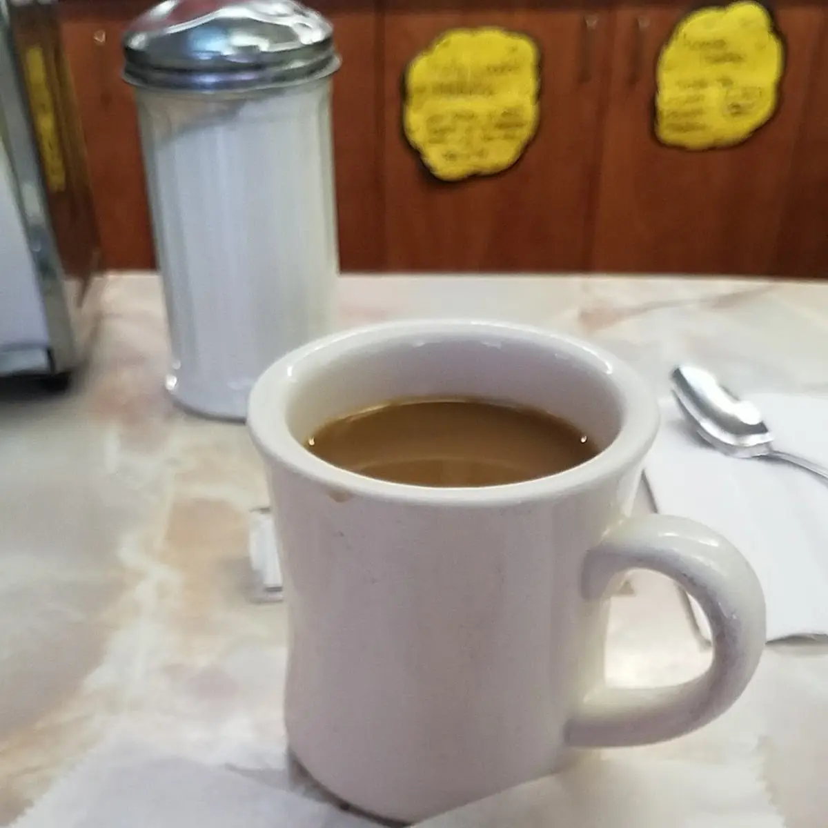 Sour Cream Donut & Fresh Brewed Coffee Goodnes