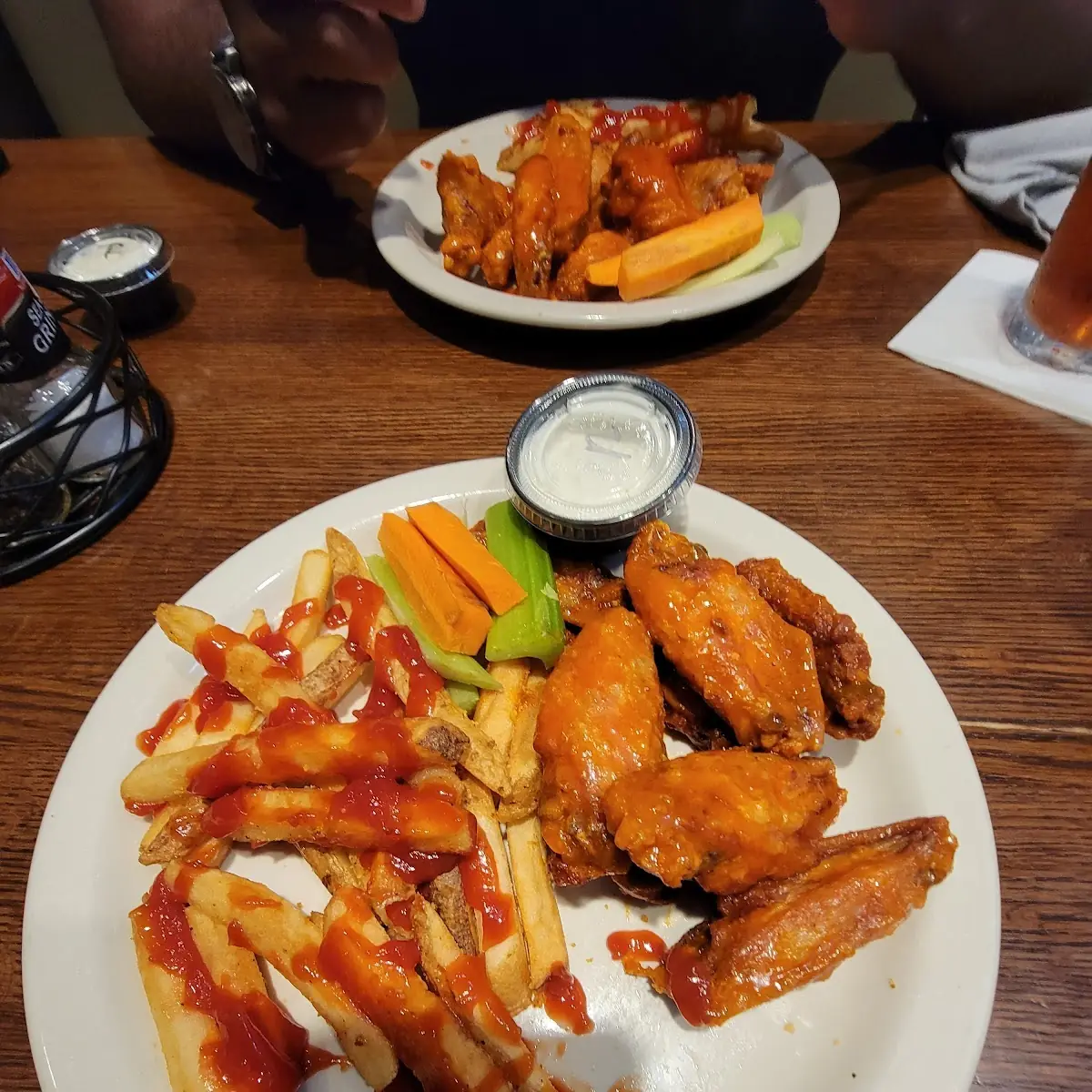 Buffalo Wings and Fries