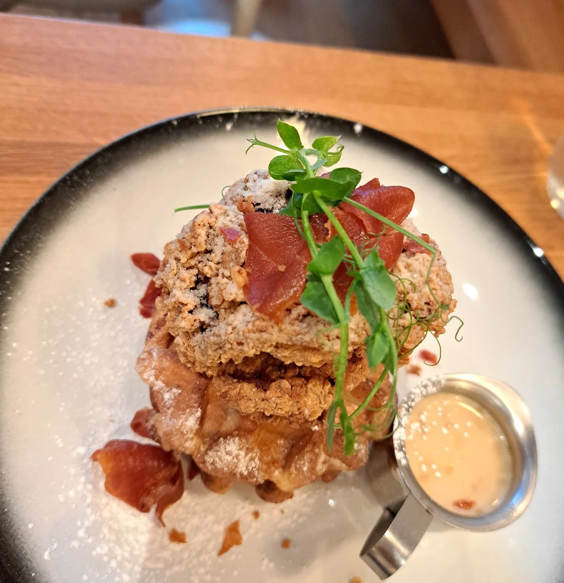Chicken and Waffles, ēst Restaurant