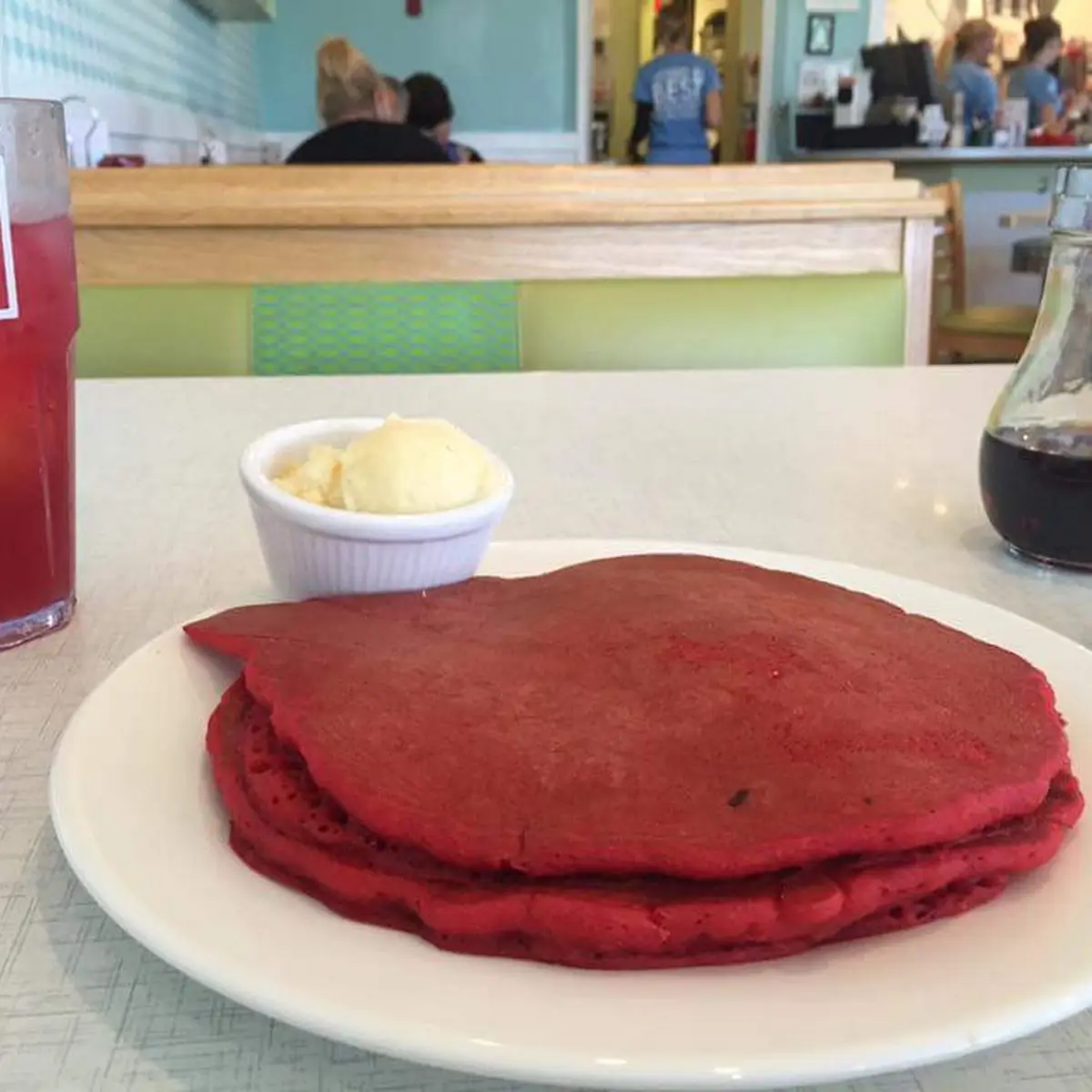 Red Velvet Pancakes