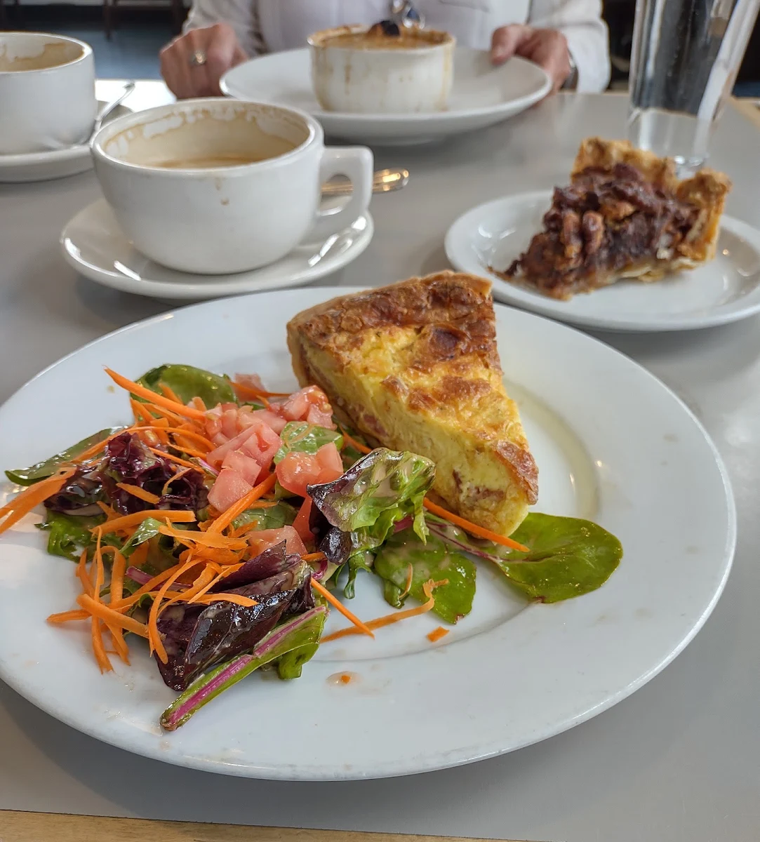 Quiche Lorraine and Pecan Pie