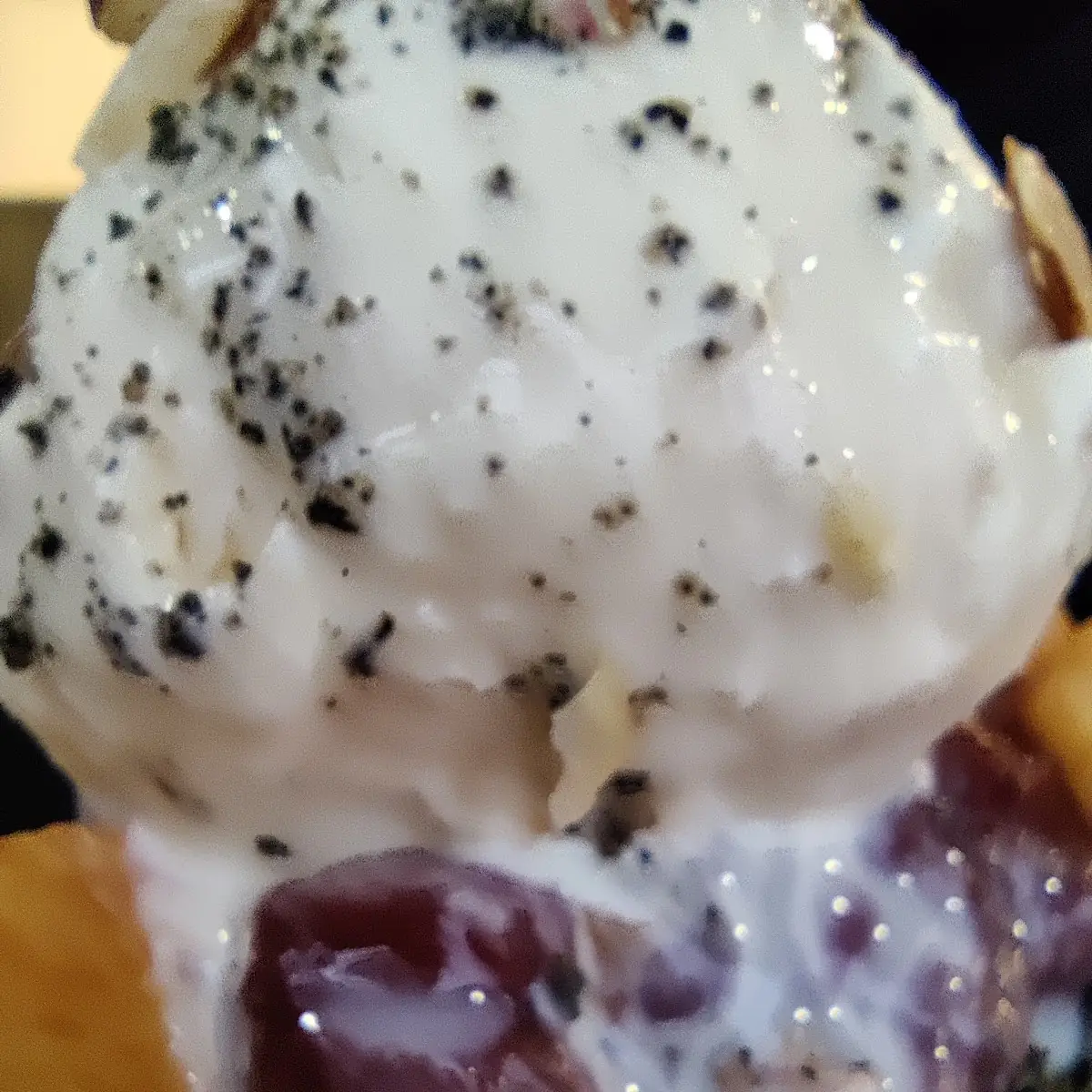 Sesame Mochi Ice