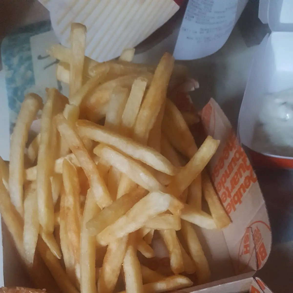 That's the Double Quarter Pounder Meal Plain with Cheese with Cold French Fries