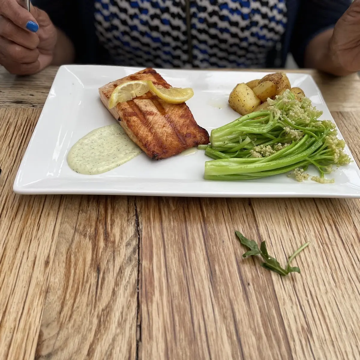 Grilled Salmon with Mixed Veggies