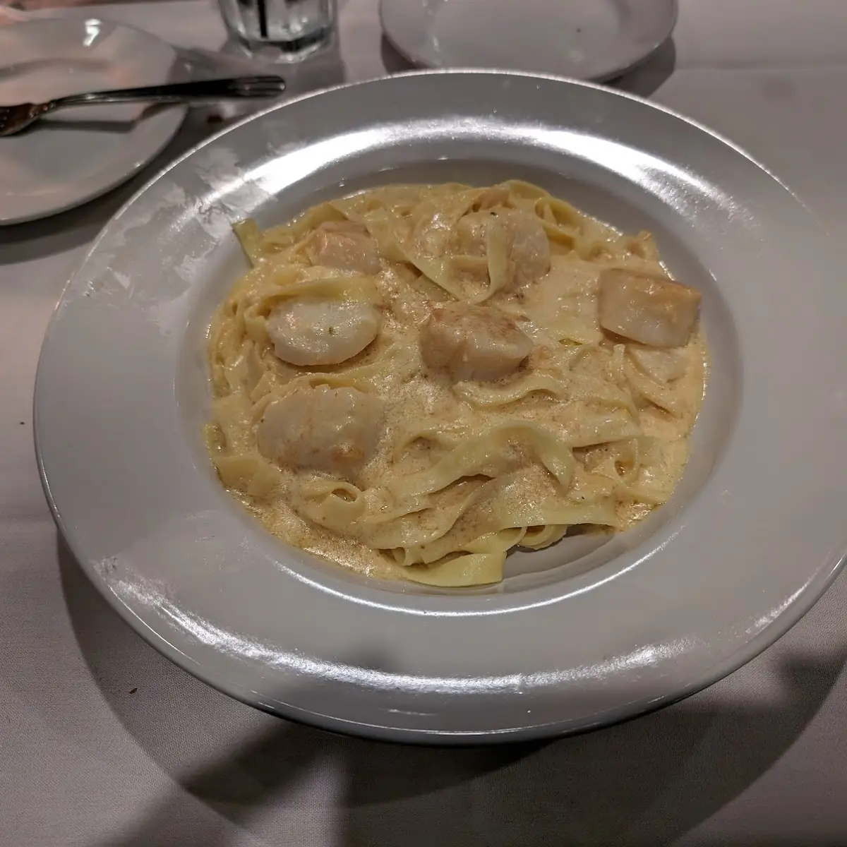 Shrimp & Scallops over Pasta