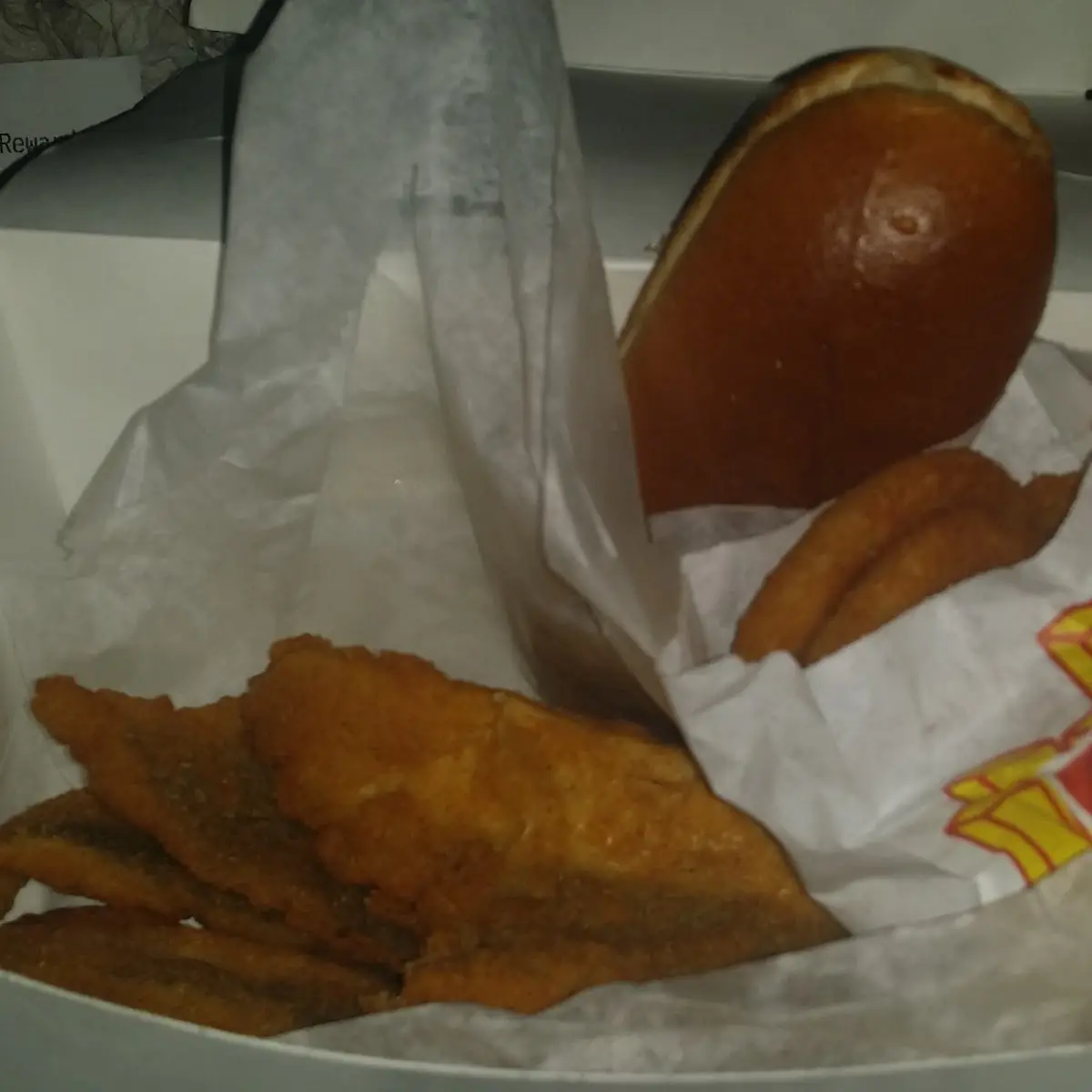 Whiting Dinner with Onion Rings
