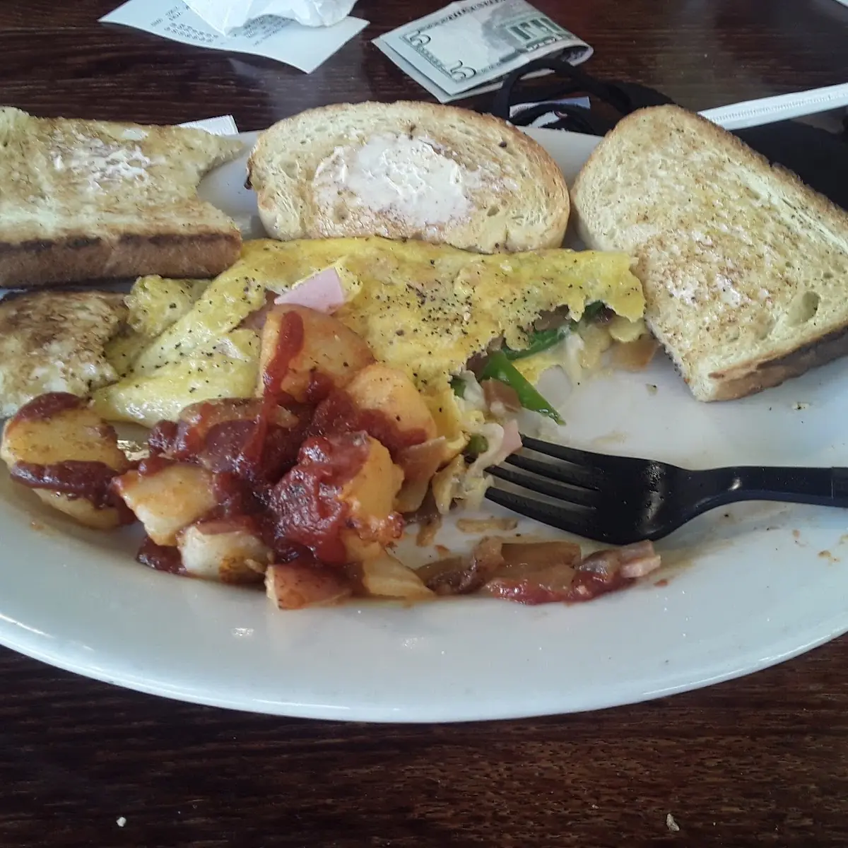 Western Omelet Home Fries