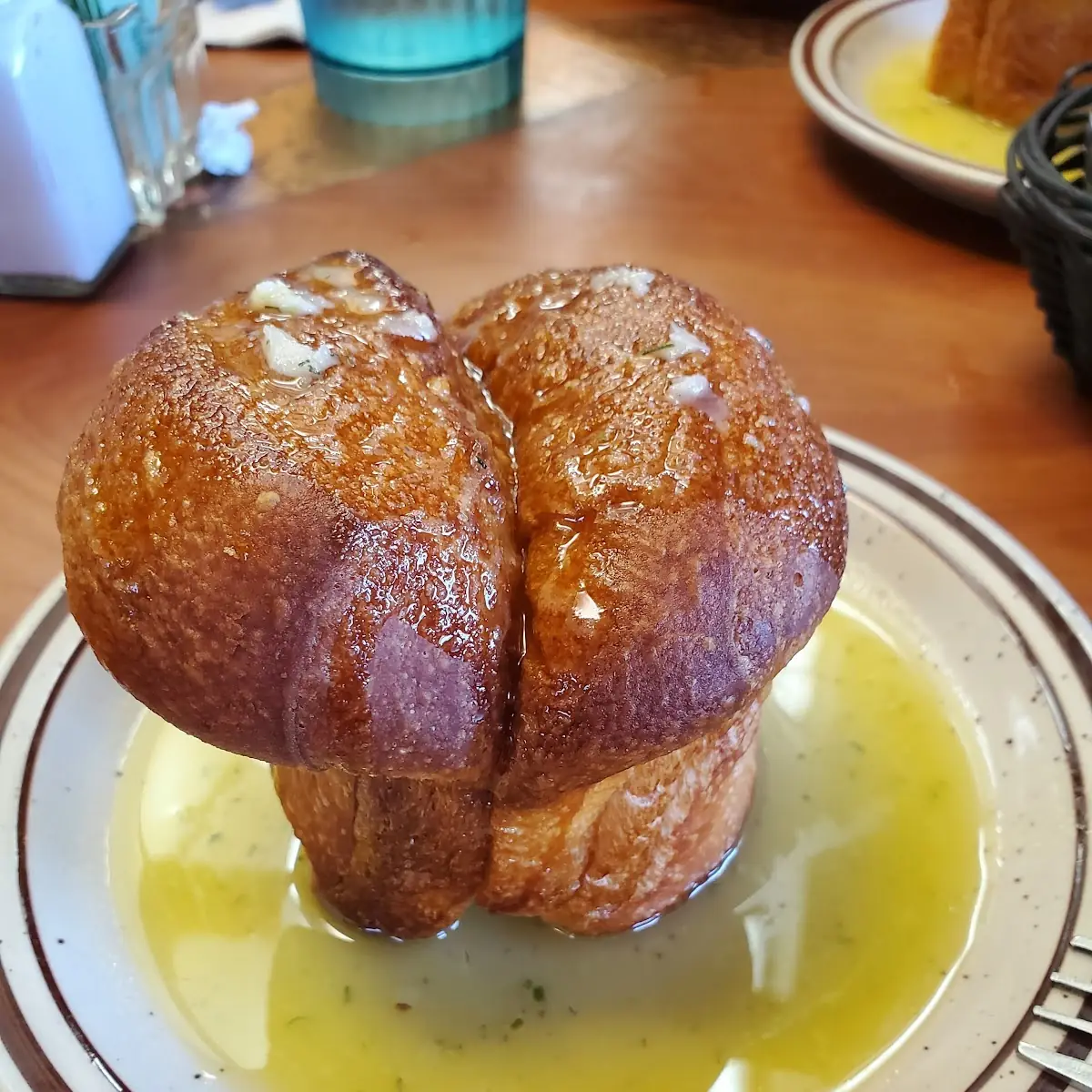 Inside of Garlic Bread