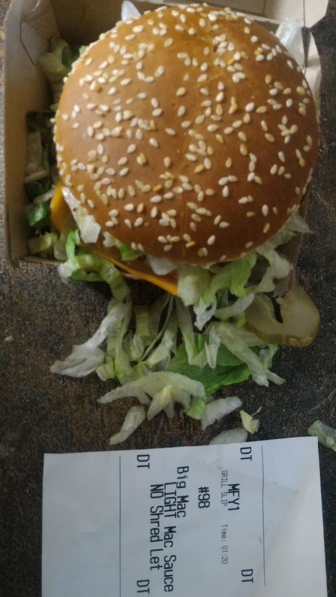 Lettuce, McDonald's