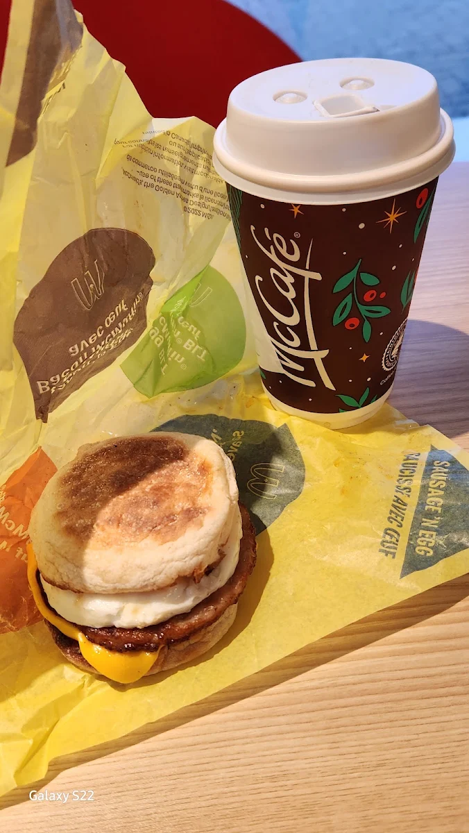 Sausage and Egg Sandwich Combo, McDonald's