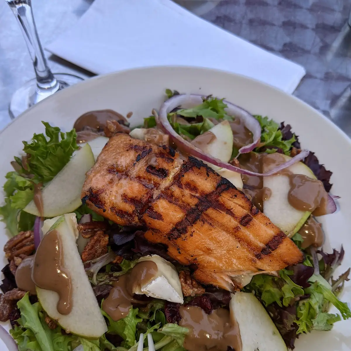 Fall Salad with Salmon