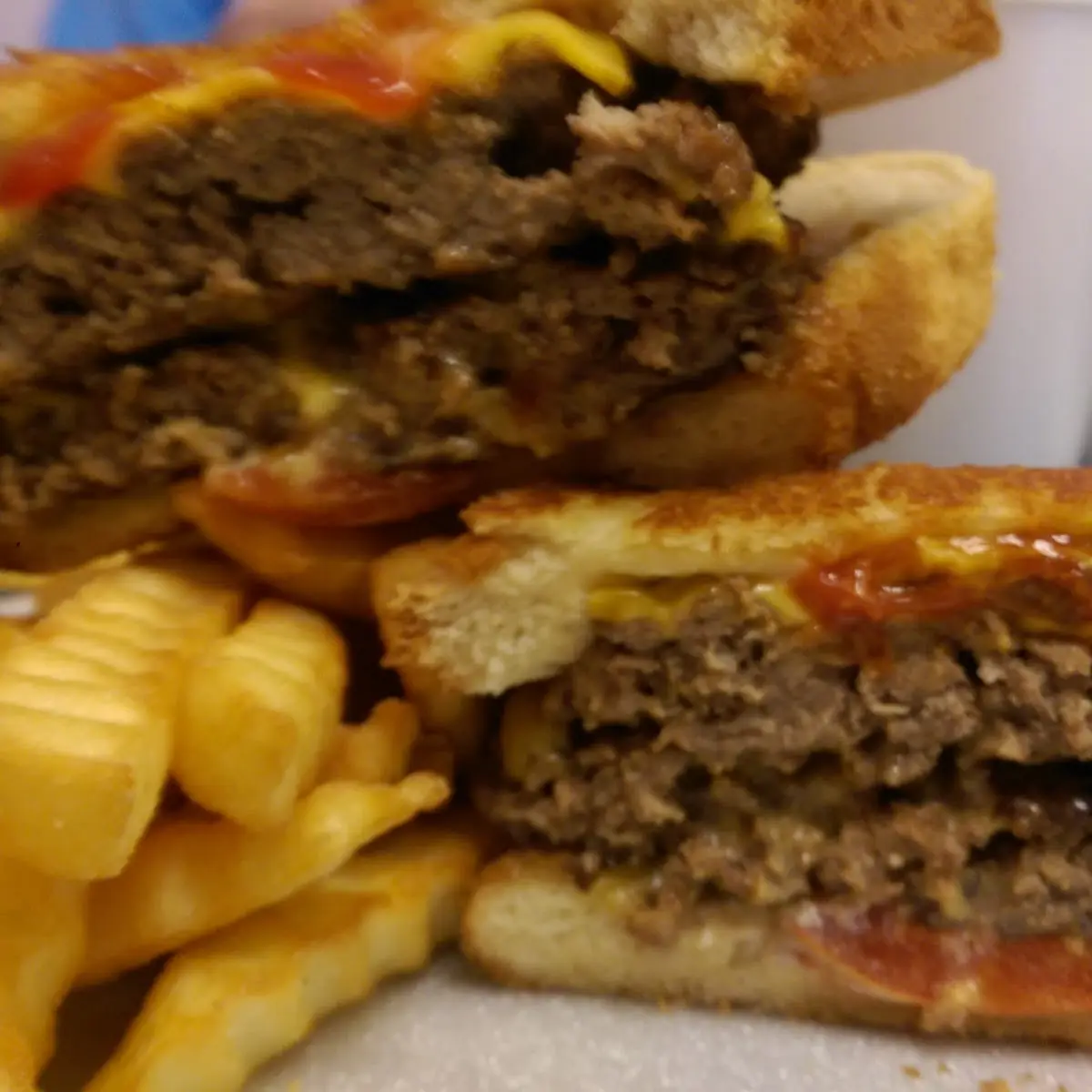 Double Cheeseburger with Bacon