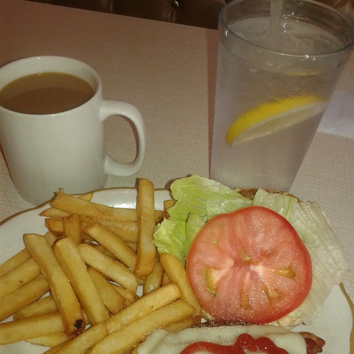 Bacon Cheeseburger with Fries