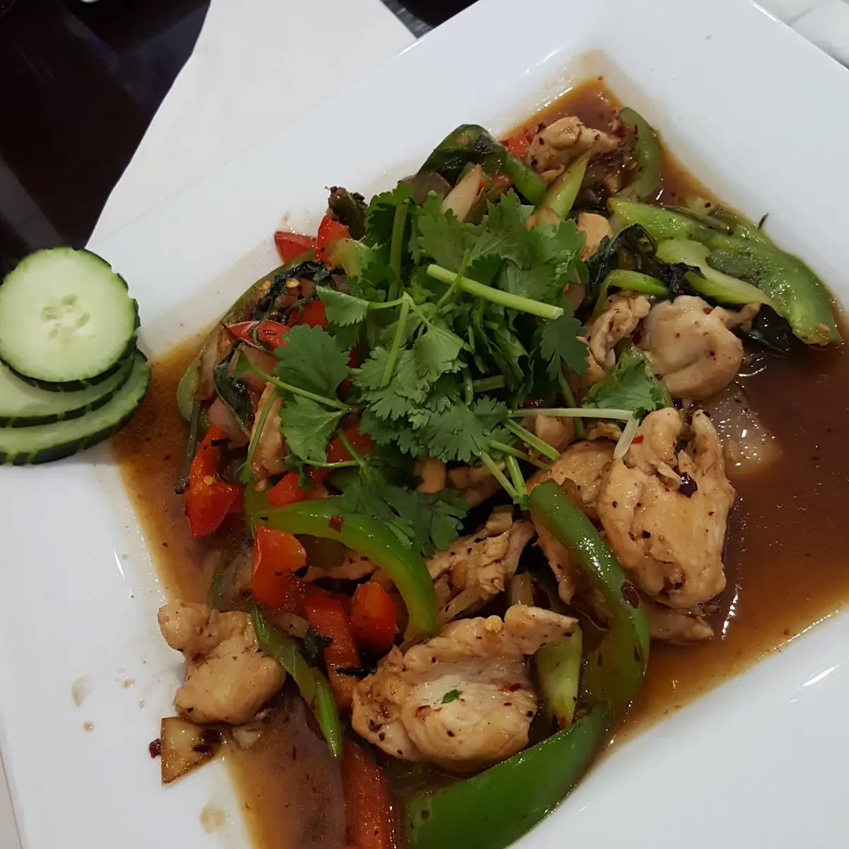 Basil Chicken Pad Thai