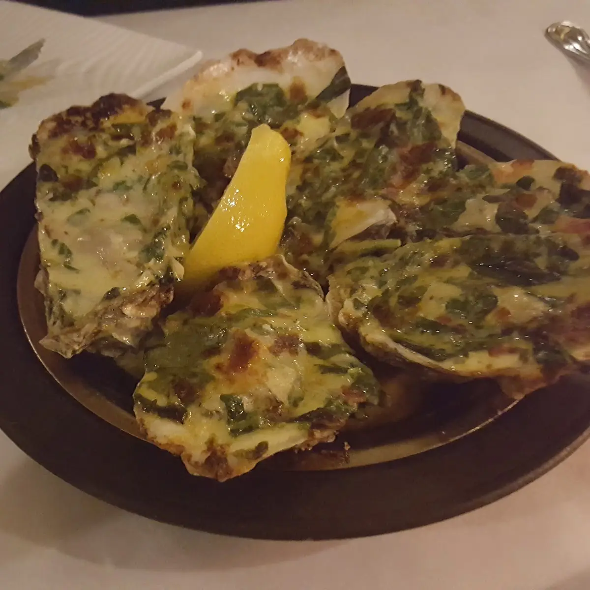 Oysters Rockefeller