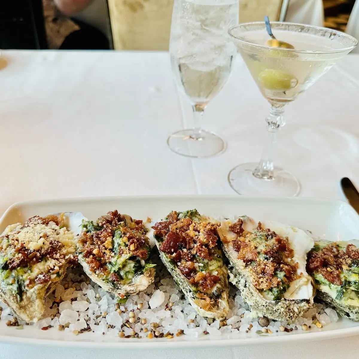 Oysters Rockefeller