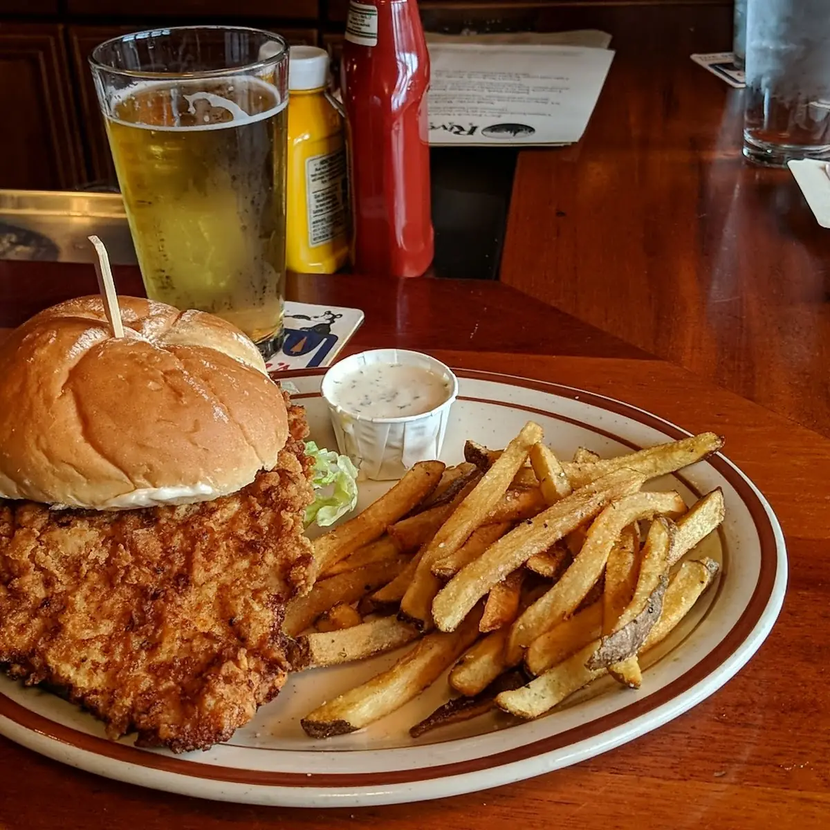 Crispy Pork Tenderloin Sandwich