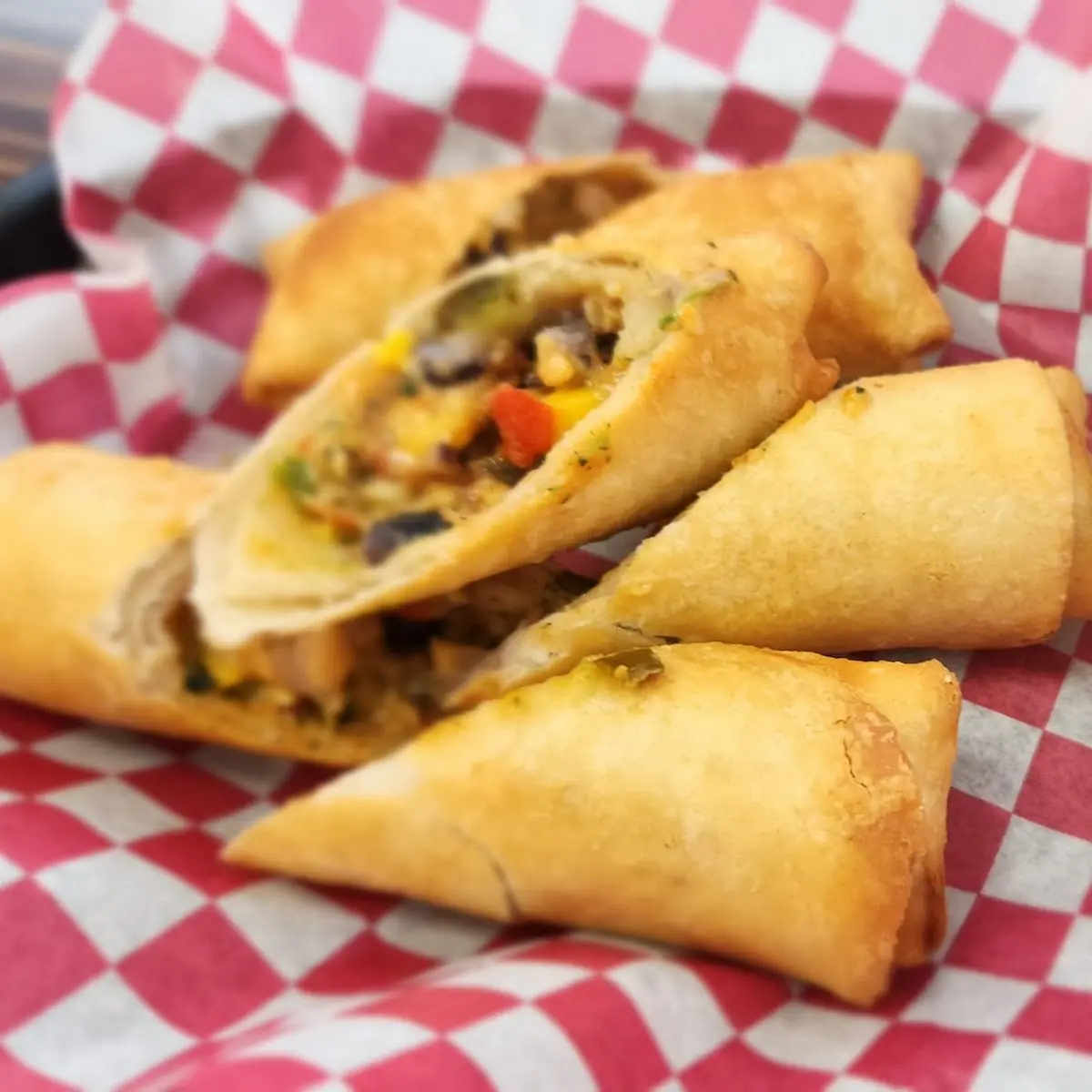 Southwest Chicken Egg Rolls