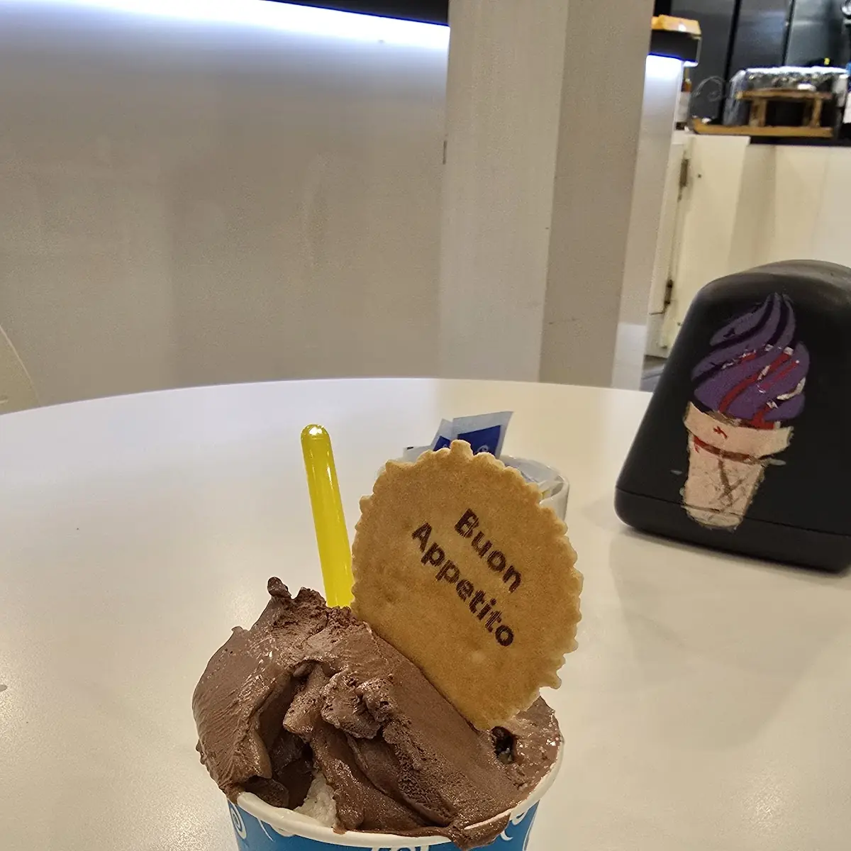 Seven Layer Cake and Chocolate Gelato