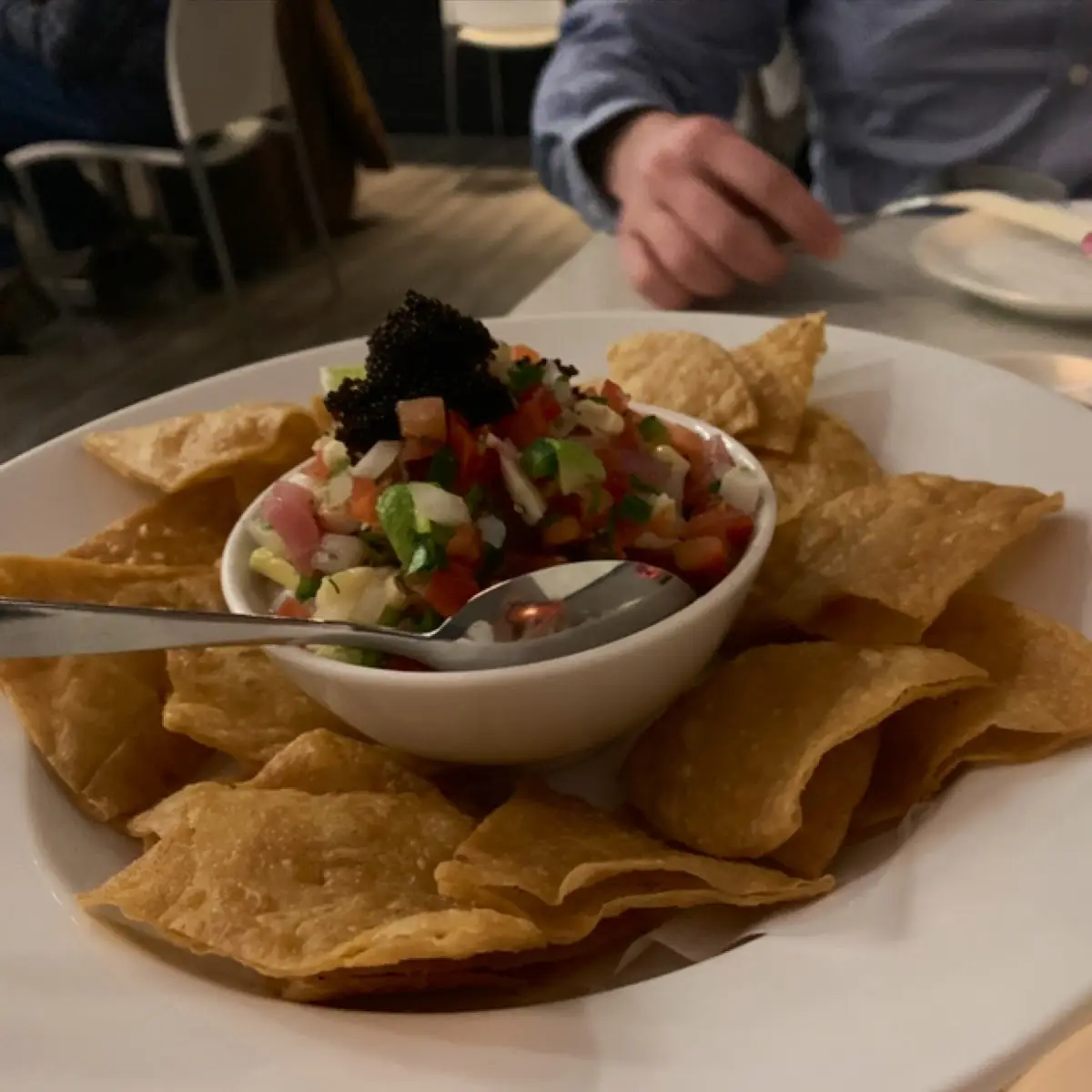 Ceviche with Tortilla Chips