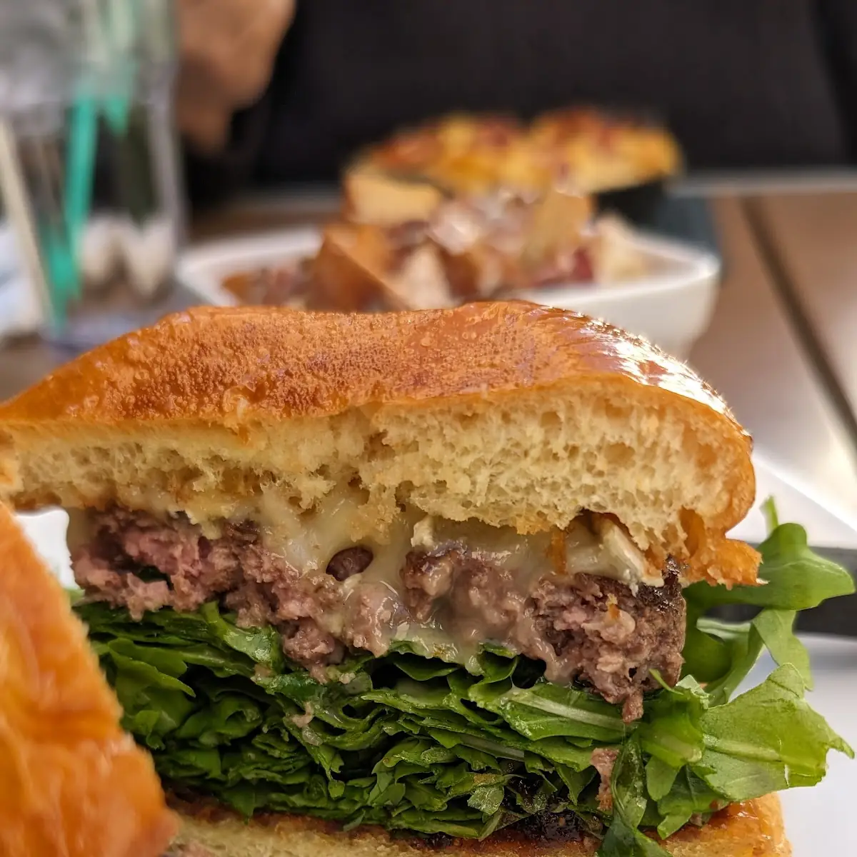 Drunken Fig Brie Burger