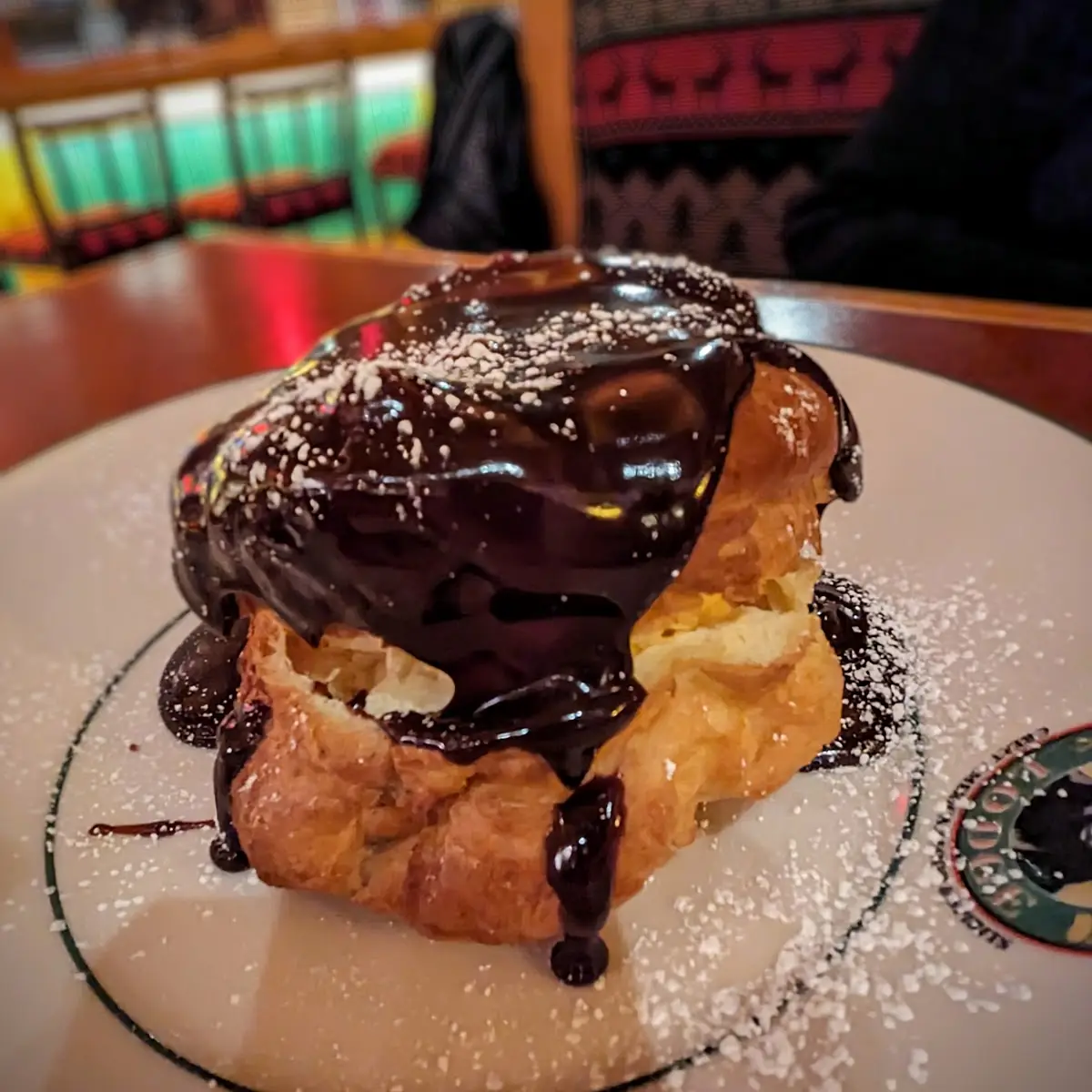 Hot Fudge Cream Puff