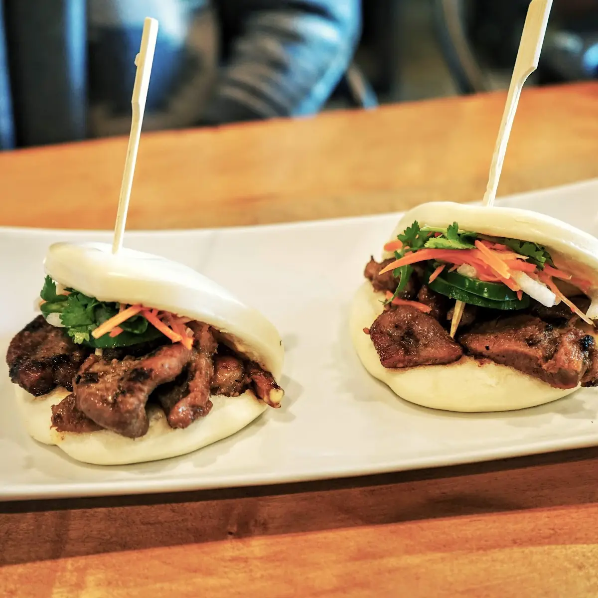 Steam Bun with Marinated Pork Belly