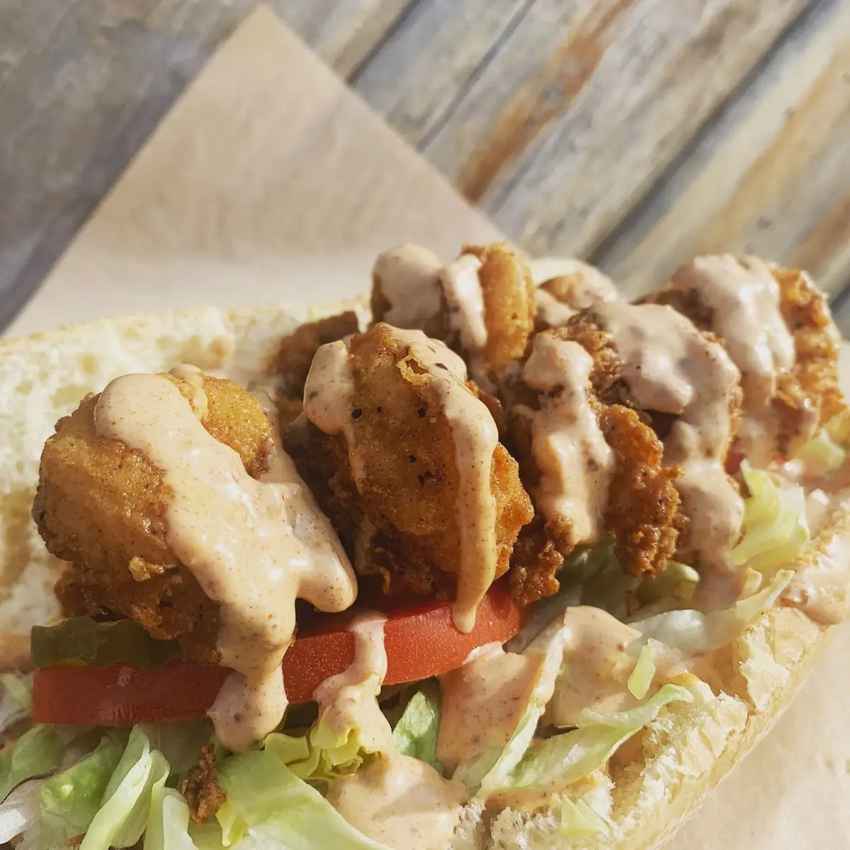 Halibut PO' Boy