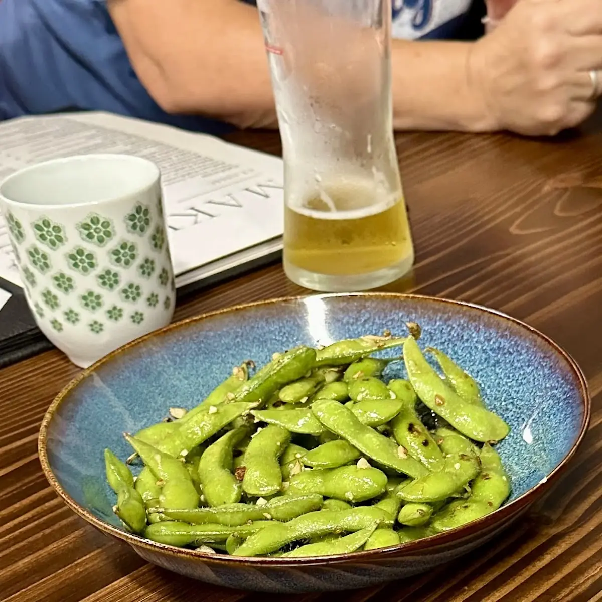 Garlic Edamame Beans