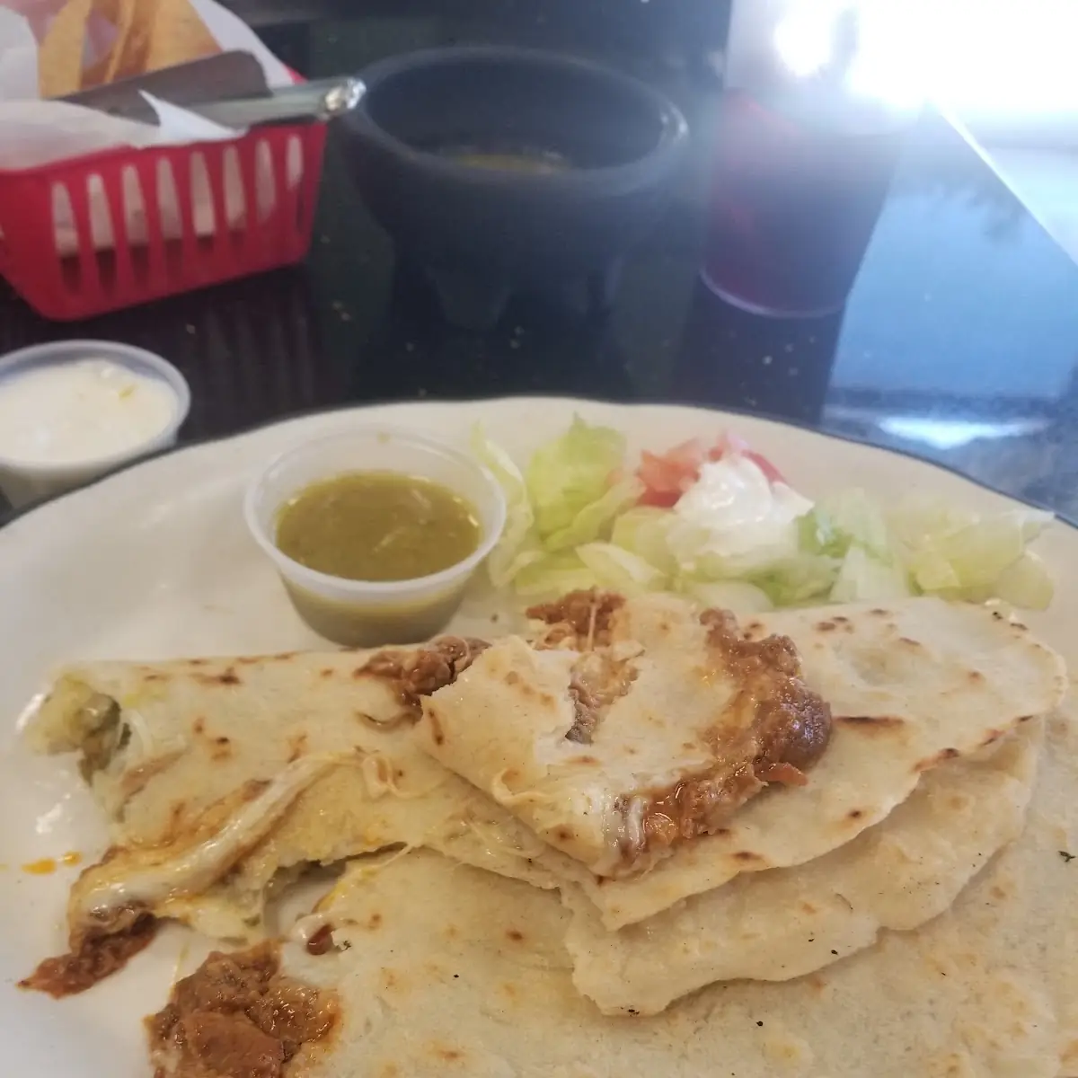 Quesadilla De Chicharron Muy Rica