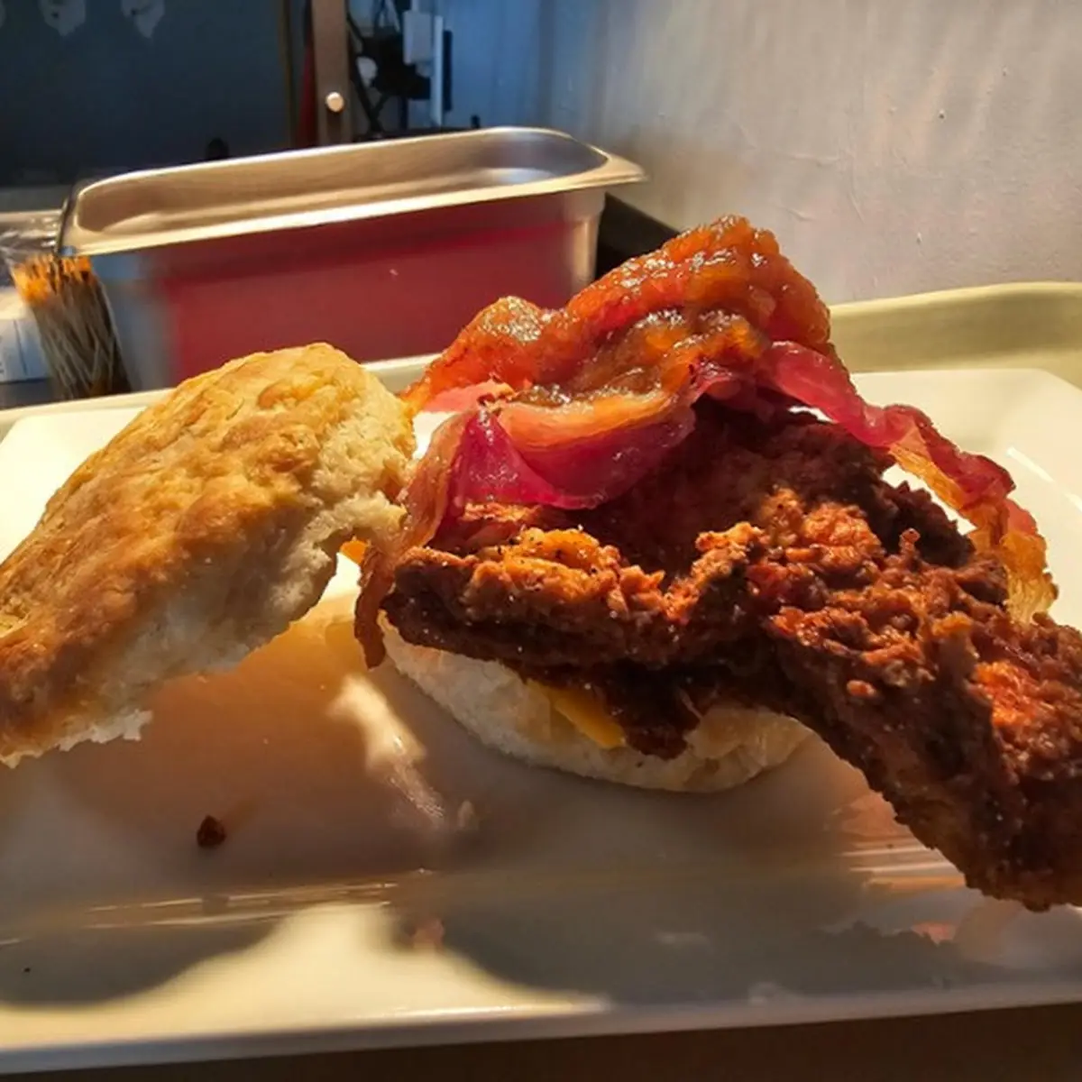 Fried Chicken Biscuit