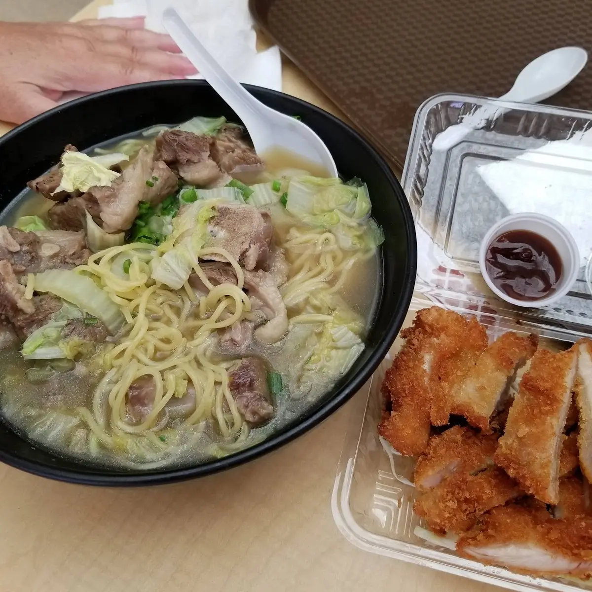 Ramen and Chicken Katsu Appetizer Sampler