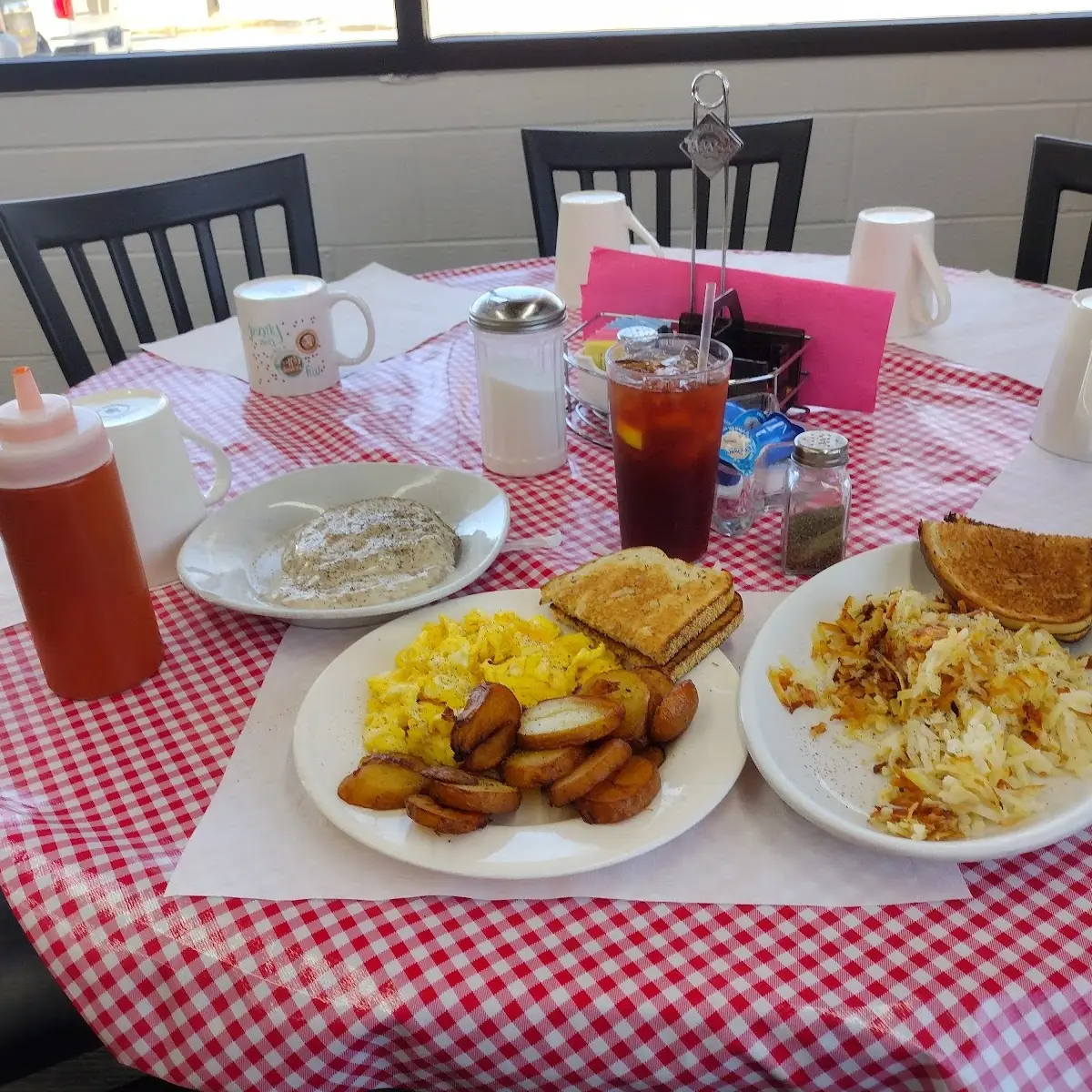 Country Fried Steak and Eggs and Toast