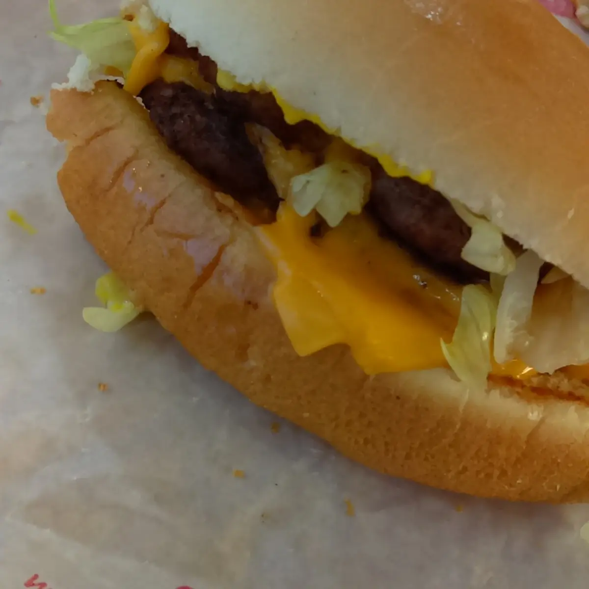 Triple Cheeseburger with Fries
