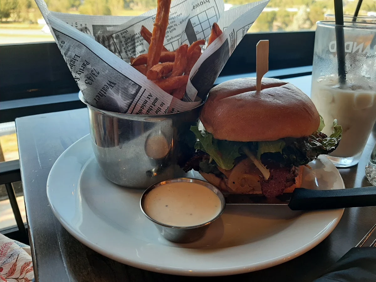 Spicy Fried Chicken Burger