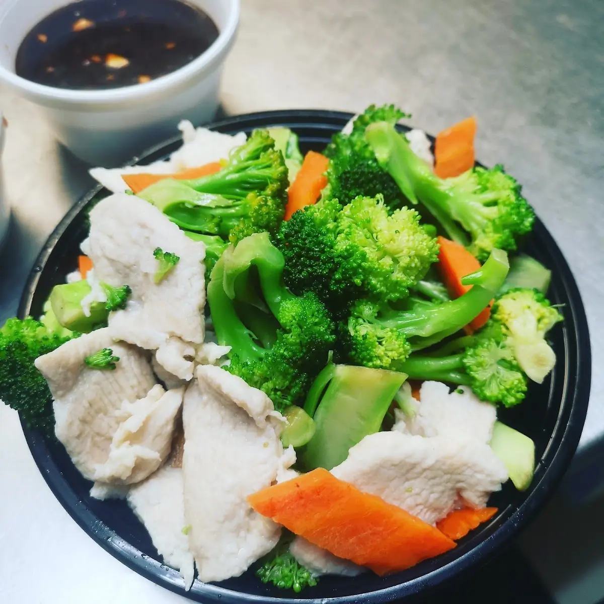 Steamed Chicken with Vegetables