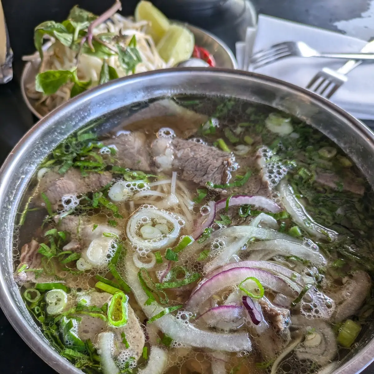 Rare Beef & Brisket Pho